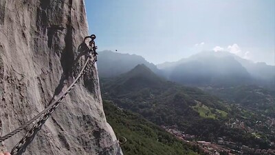 Foto copetina Ferrata Corno Medale